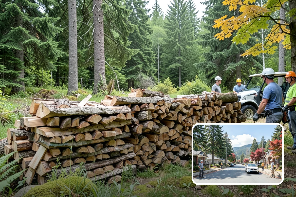 Holiday Firewood Delivery in Hunts Point, King County, WA - Keeps you stocked through a high-use season