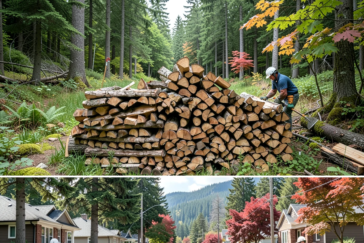 Holiday Firewood Delivery in Hunts Point, King County, WA - Late fall through the winter holidays is the window, so booking ahead of the busy calendar secures your date.