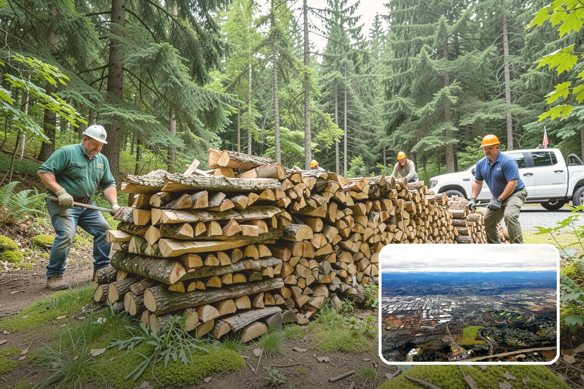 Holiday Firewood Delivery in Kent, King County, WA - Keeps you stocked through a high-use season
