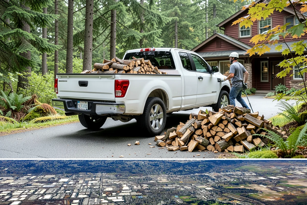 Holiday Firewood Delivery in Kent, King County, WA - Late fall through the winter holidays is the window, so booking ahead of the busy calendar secures your date.