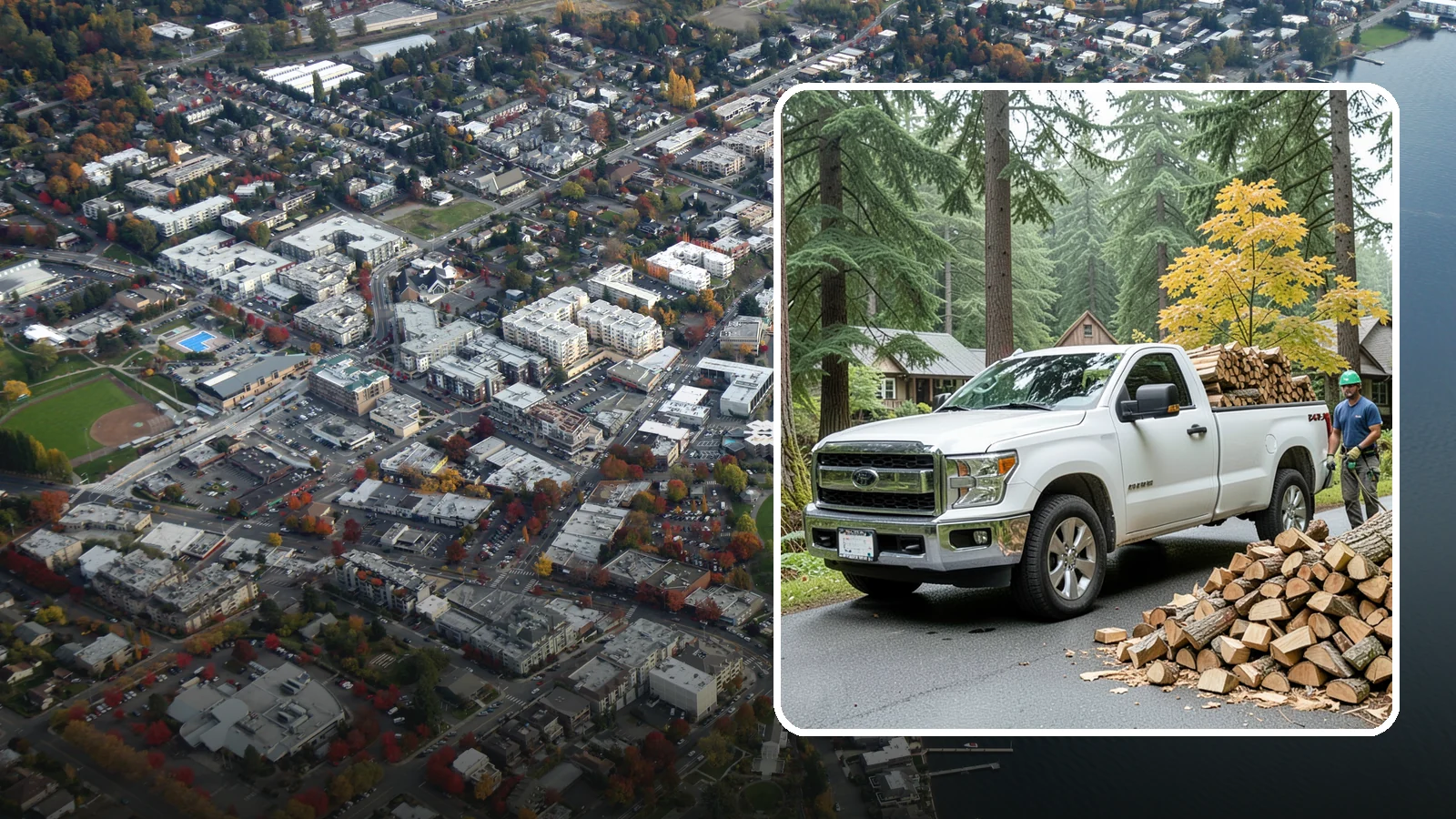 Holiday Firewood Delivery in Kirkland, King County, WA - We deliver dry wood around the holidays so your gatherings stay warm and your fires burn bright.