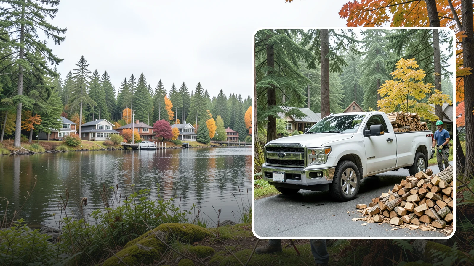 Holiday Firewood Delivery in La Conner, Skagit County, WA - We deliver dry wood around the holidays so your gatherings stay warm and your fires burn bright.