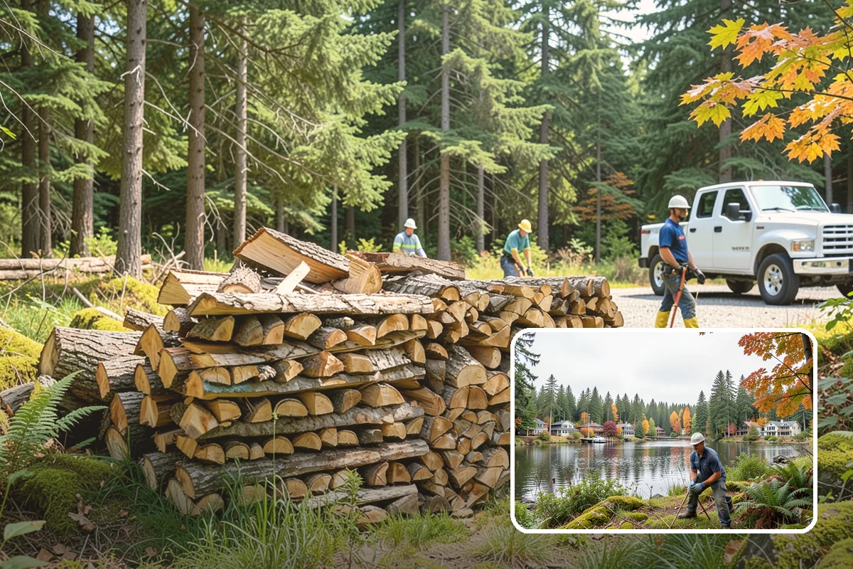 Holiday Firewood Delivery in La Conner, Skagit County, WA - Keeps you stocked through a high-use season