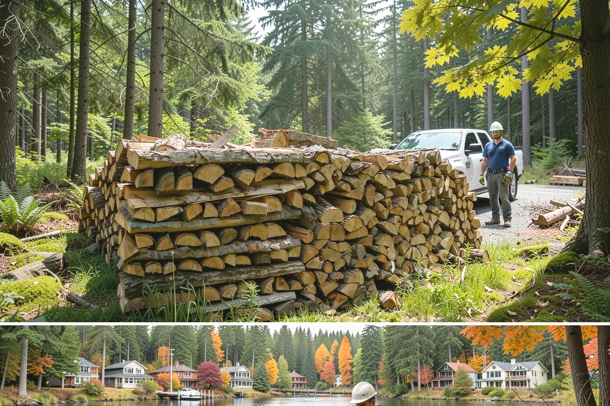 Holiday Firewood Delivery in La Conner, Skagit County, WA - Late fall through the winter holidays is the window, so booking ahead of the busy calendar secures your date.