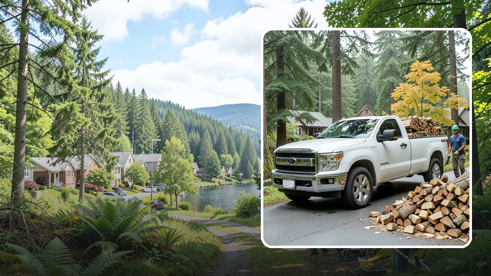 Holiday Firewood Delivery in Lake Forest Park, King County, WA - We deliver dry wood around the holidays so your gatherings stay warm and your fires burn bright.
