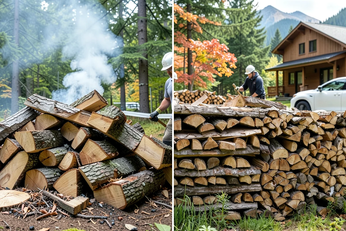 Holiday Firewood Delivery in Lake Forest Park, King County, WA - Confirm your holiday quantity and delivery date