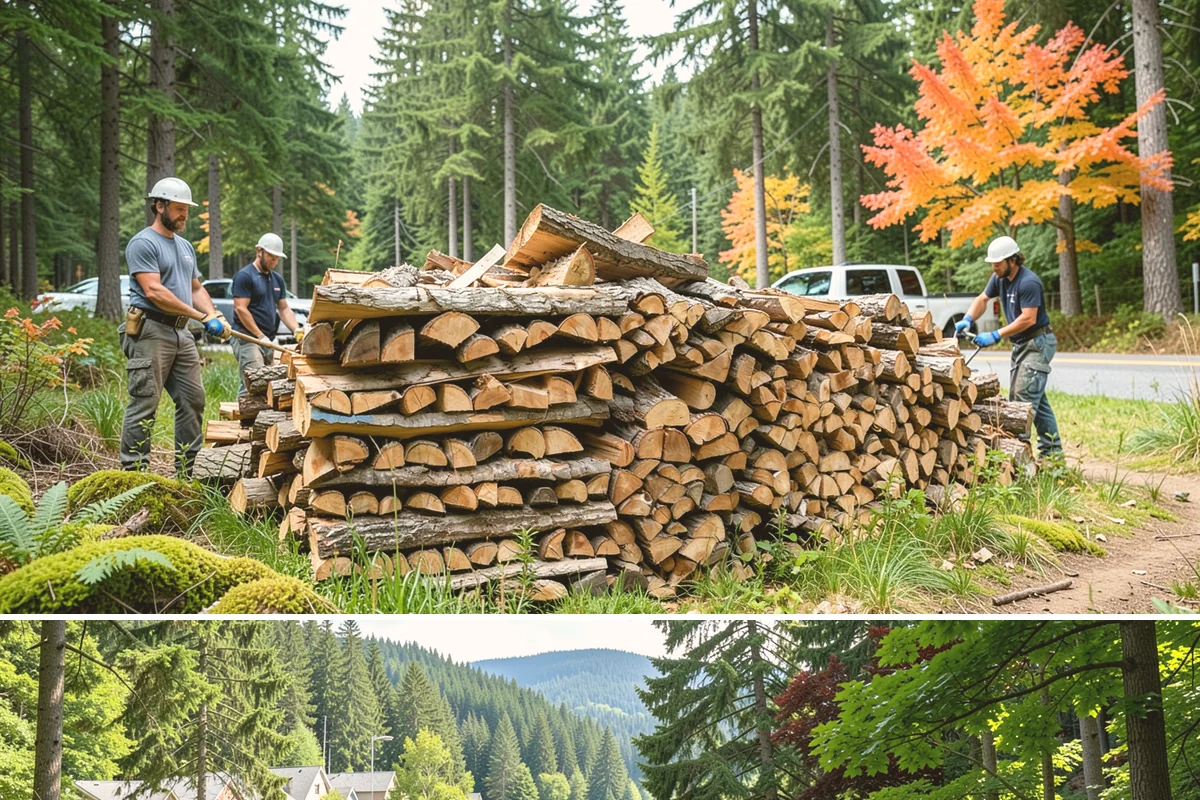 Holiday Firewood Delivery in Lake Forest Park, King County, WA - Late fall through the winter holidays is the window, so booking ahead of the busy calendar secures your date.