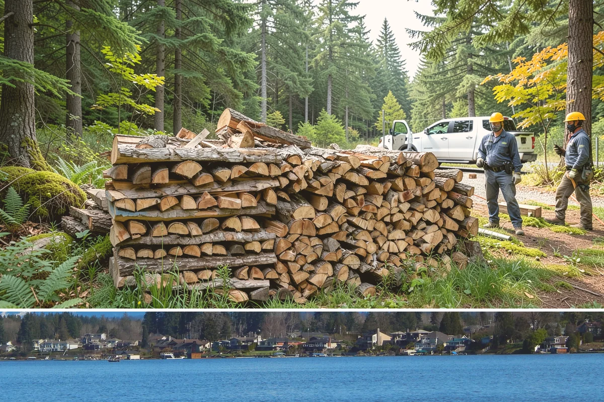 Holiday Firewood Delivery in Lake Stevens, Snohomish County, WA - Late fall through the winter holidays is the window, so booking ahead of the busy calendar secures your date.
