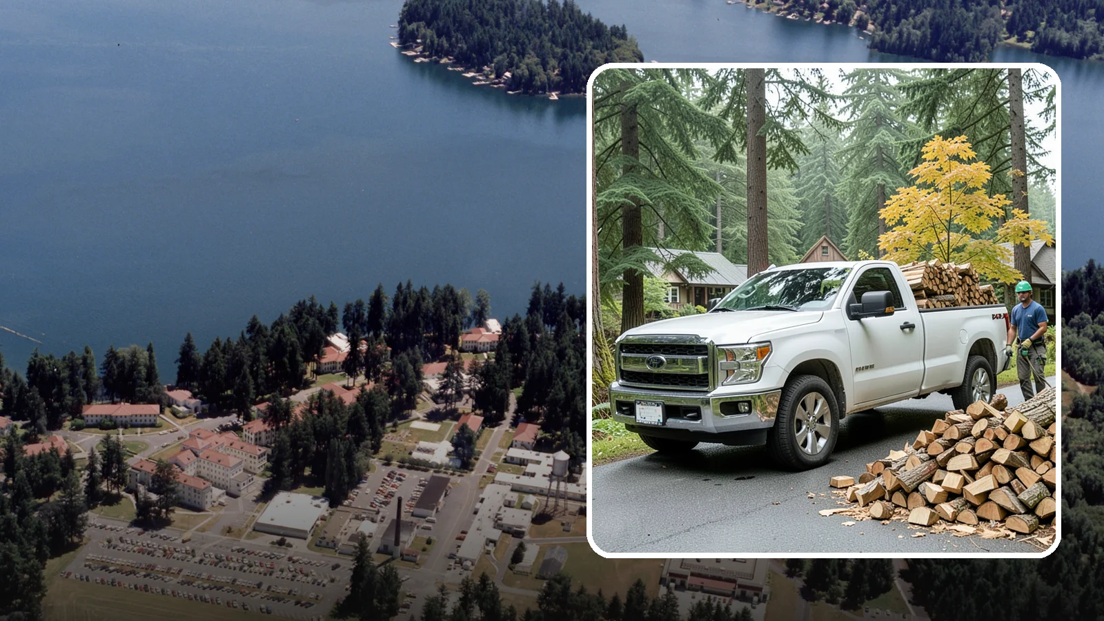 Holiday Firewood Delivery in Lakewood, Pierce County, WA - We deliver dry wood around the holidays so your gatherings stay warm and your fires burn bright.