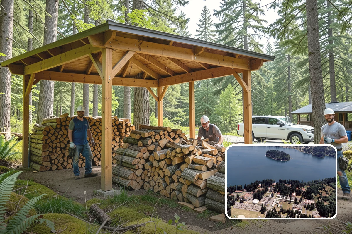 Holiday Firewood Delivery in Lakewood, Pierce County, WA - Keeps you stocked through a high-use season
