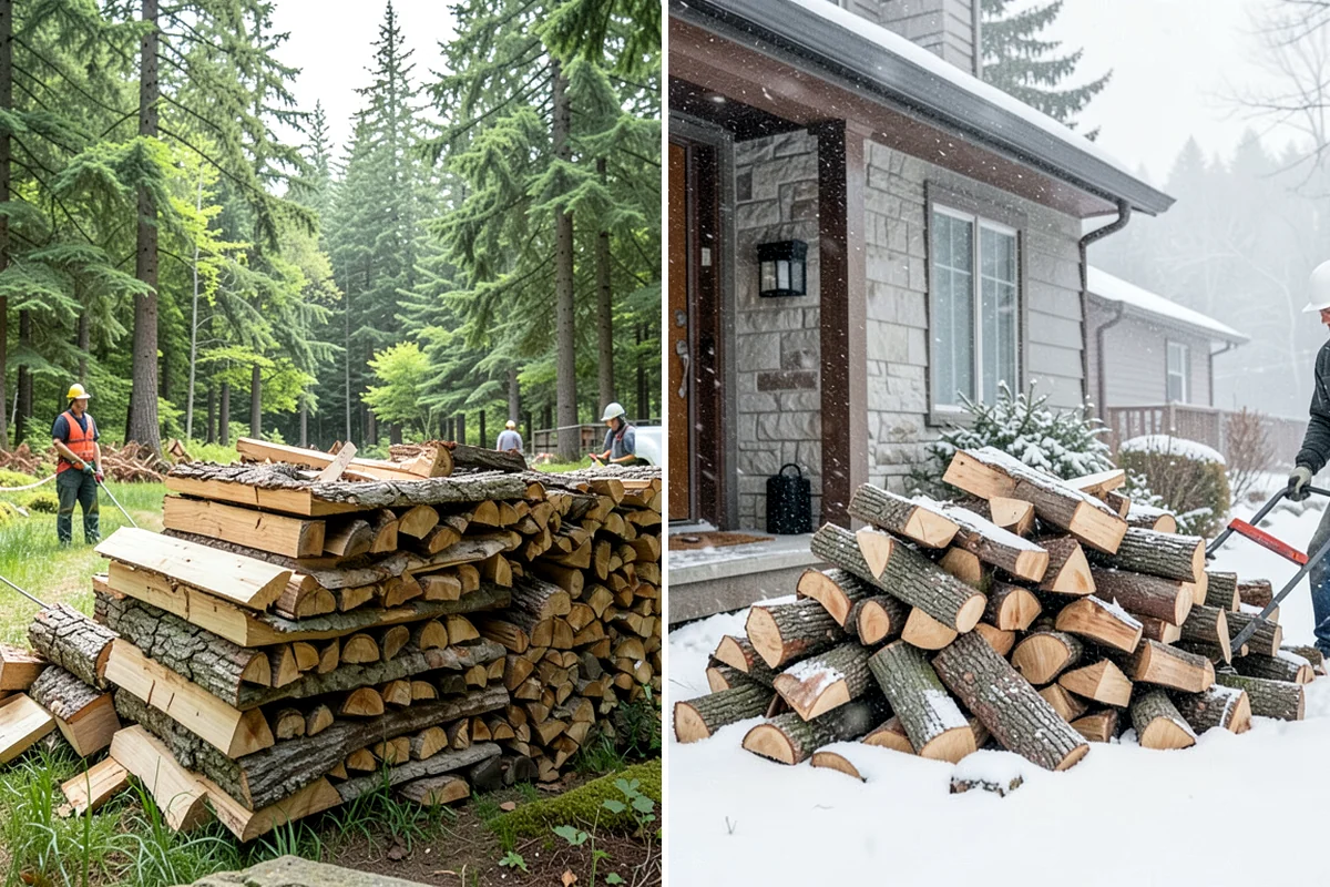 Holiday Firewood Delivery in Lakewood, Pierce County, WA - Confirm your holiday quantity and delivery date