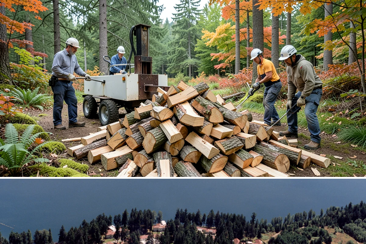 Holiday Firewood Delivery in Lakewood, Pierce County, WA - Late fall through the winter holidays is the window, so booking ahead of the busy calendar secures your date.