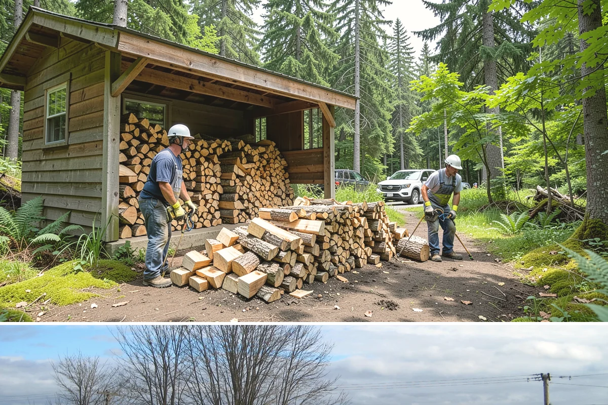 Holiday Firewood Delivery in Langley, Island County, WA - Late fall through the winter holidays is the window, so booking ahead of the busy calendar secures your date.
