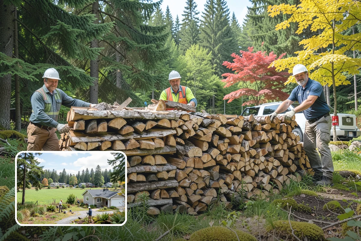 Holiday Firewood Delivery in Lyman, Skagit County, WA - Keeps you stocked through a high-use season