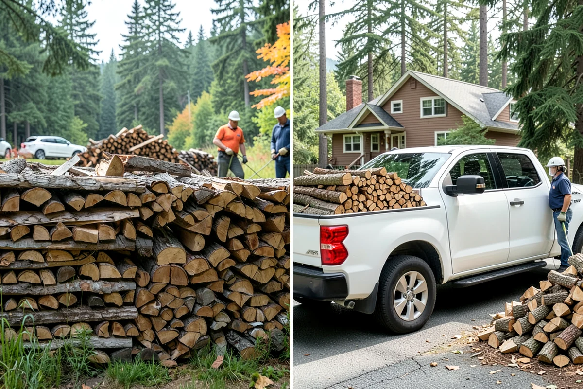 Holiday Firewood Delivery in Lyman, Skagit County, WA - Confirm your holiday quantity and delivery date