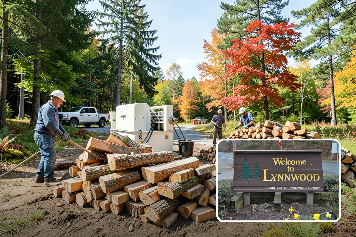 Holiday Firewood Delivery in Lynnwood, Snohomish County, WA - Keeps you stocked through a high-use season
