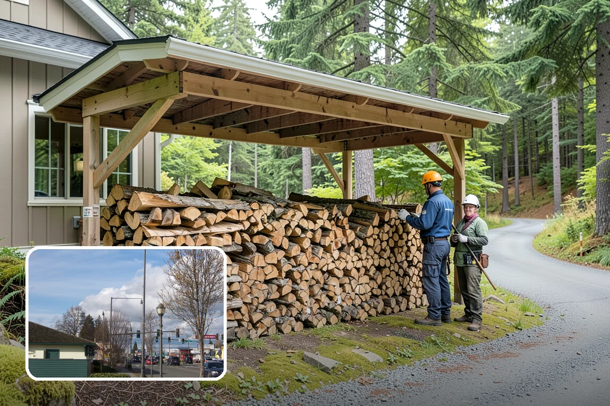Holiday Firewood Delivery in Marysville, Snohomish County, WA - Keeps you stocked through a high-use season