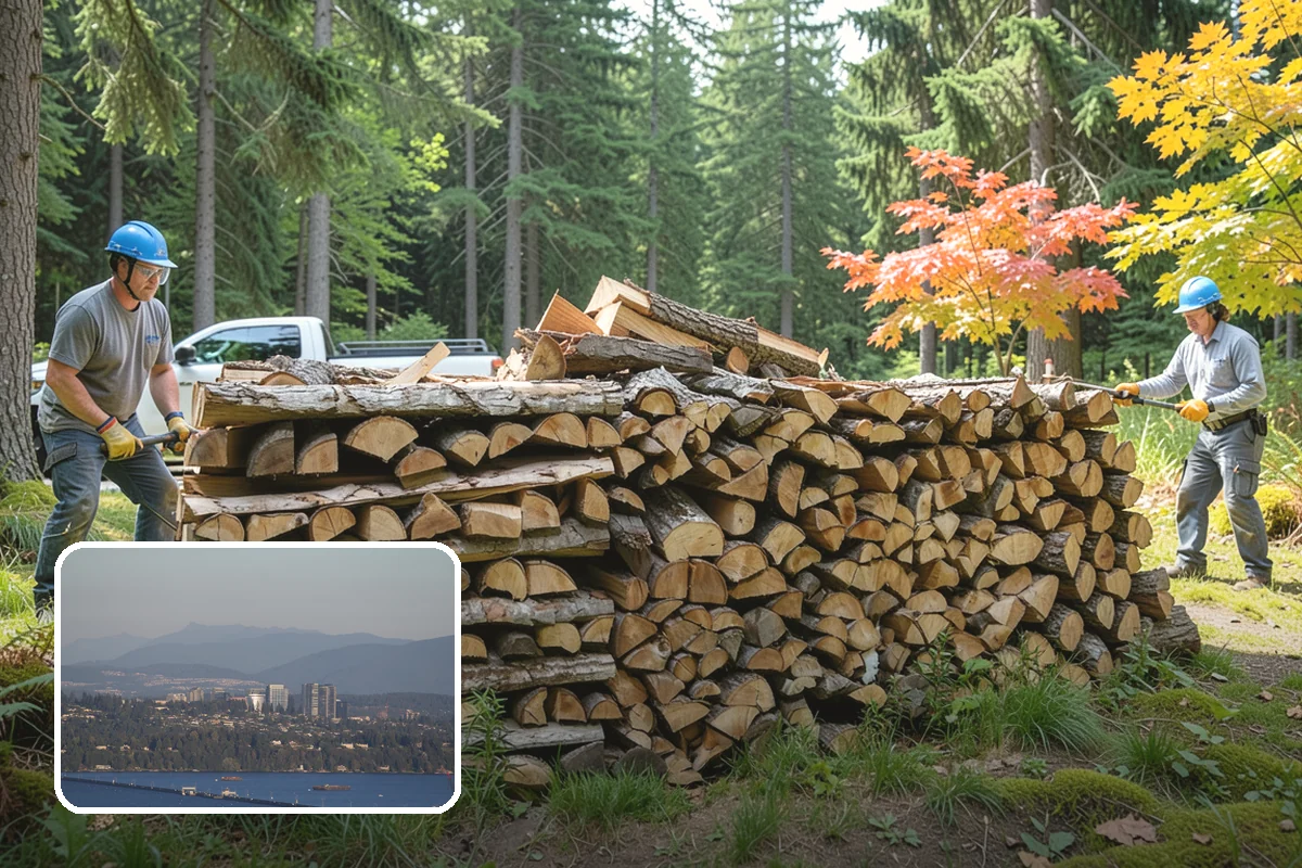 Holiday Firewood Delivery in Medina, King County, WA - Keeps you stocked through a high-use season