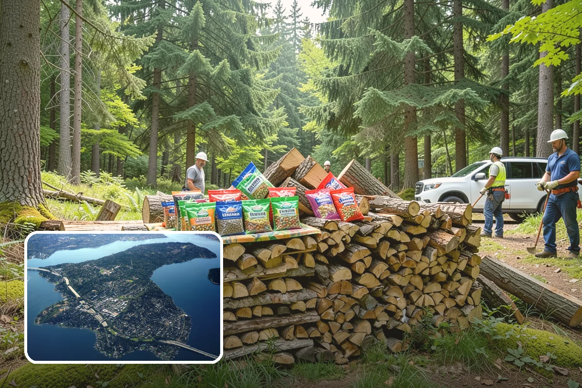 Holiday Firewood Delivery in Mercer Island, King County, WA - Keeps you stocked through a high-use season