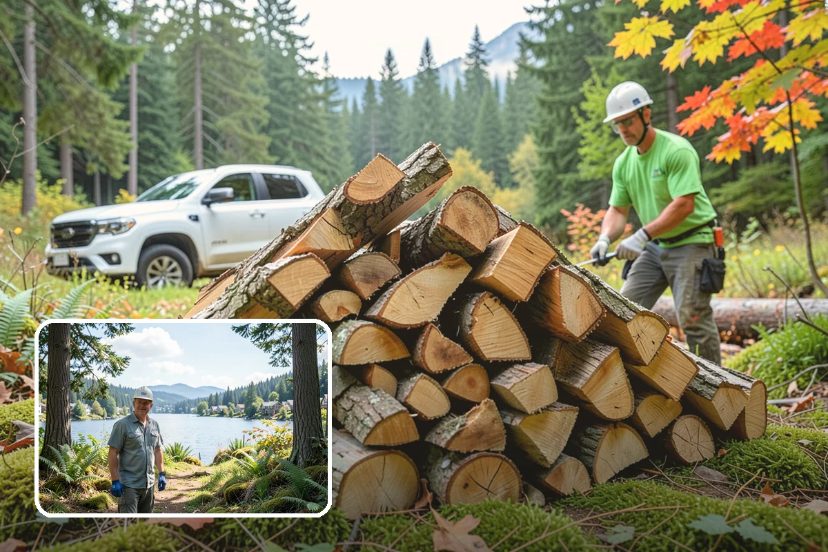 Holiday Firewood Delivery in Milton, King County, WA - Keeps you stocked through a high-use season