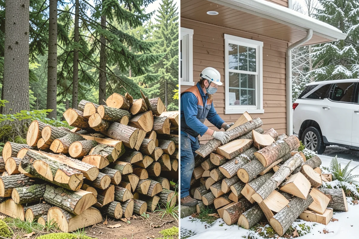 Holiday Firewood Delivery in Monroe, Snohomish County, WA - Confirm your holiday quantity and delivery date