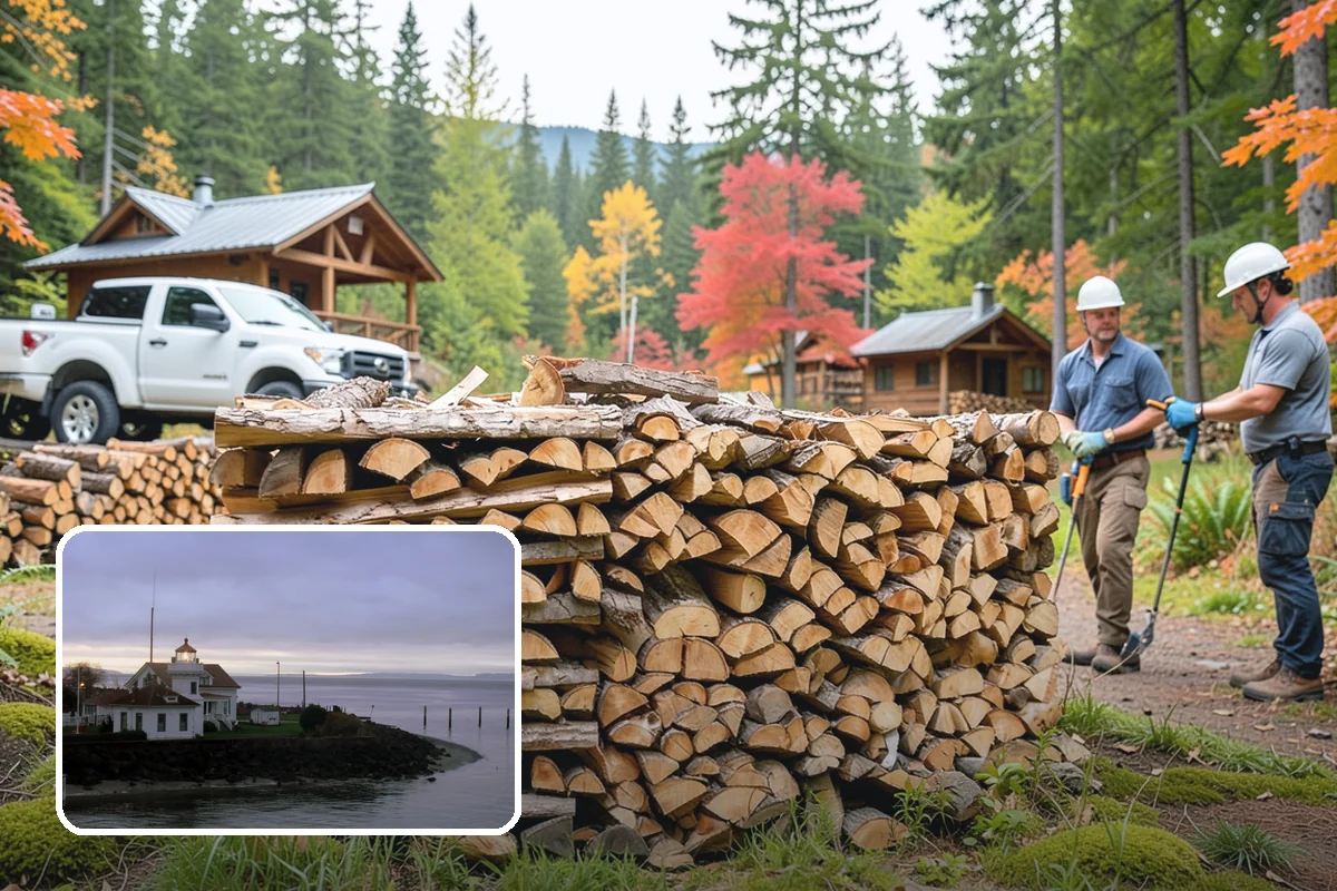 Holiday Firewood Delivery in Mukilteo, Snohomish County, WA - Keeps you stocked through a high-use season