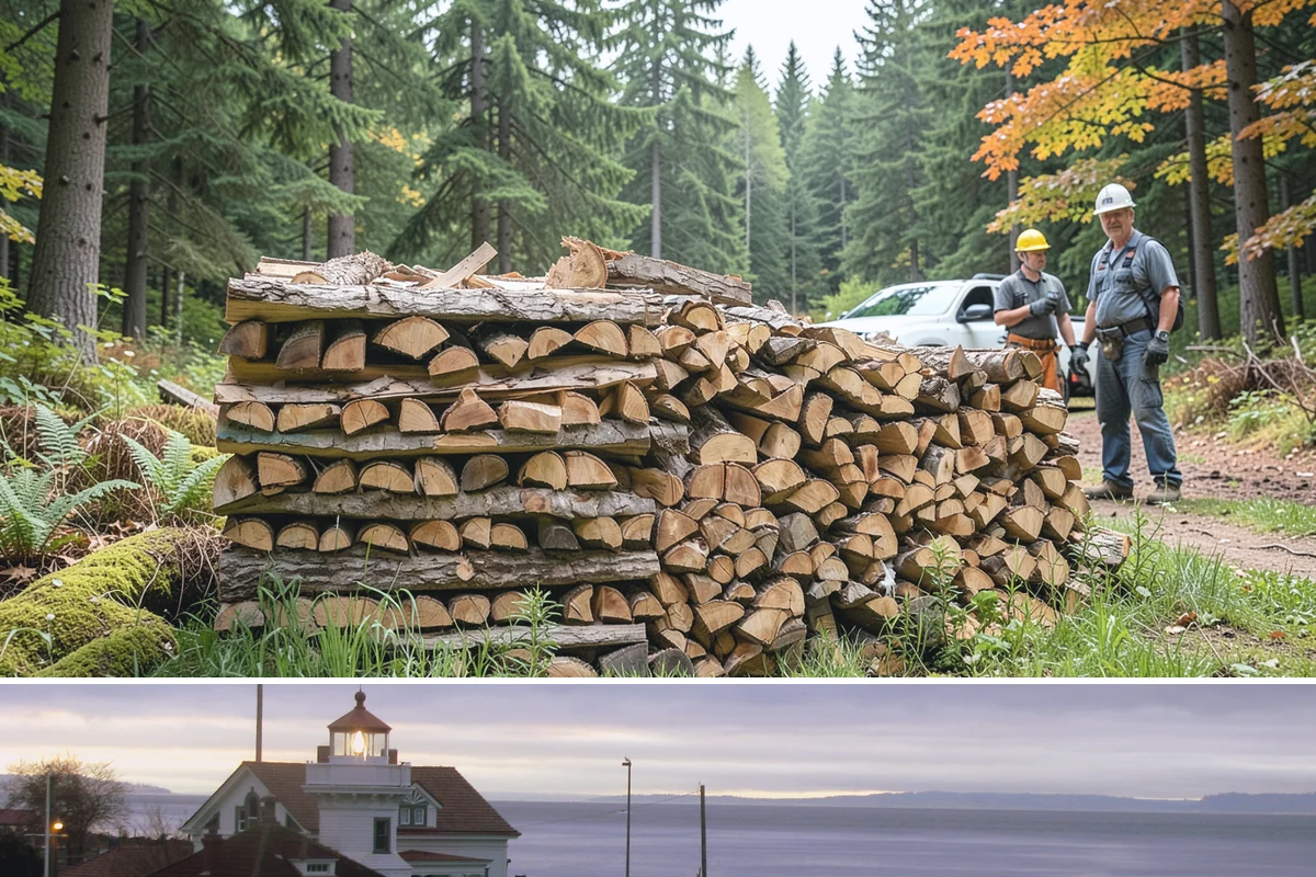 Holiday Firewood Delivery in Mukilteo, Snohomish County, WA - Late fall through the winter holidays is the window, so booking ahead of the busy calendar secures your date.
