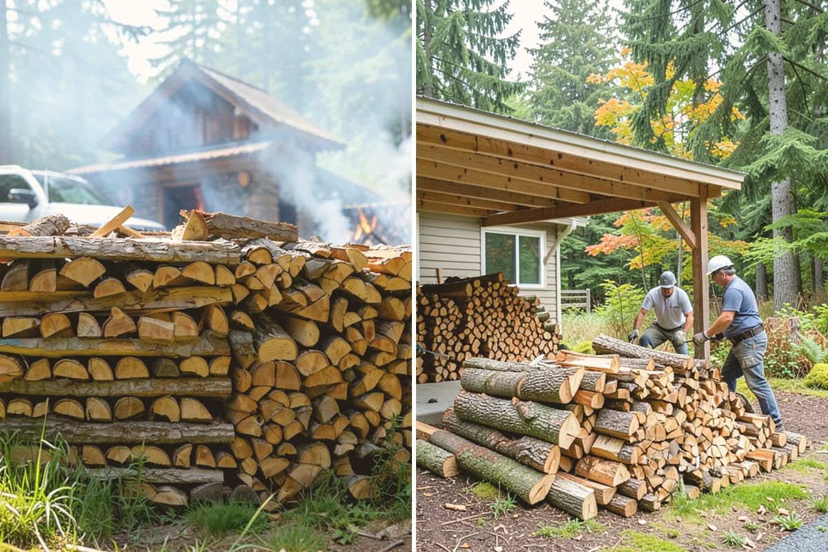 Holiday Firewood Delivery in Newcastle, King County, WA - Confirm your holiday quantity and delivery date