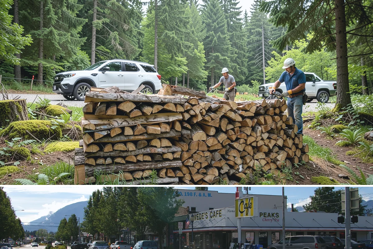 Holiday Firewood Delivery in North Bend, King County, WA - Late fall through the winter holidays is the window, so booking ahead of the busy calendar secures your date.
