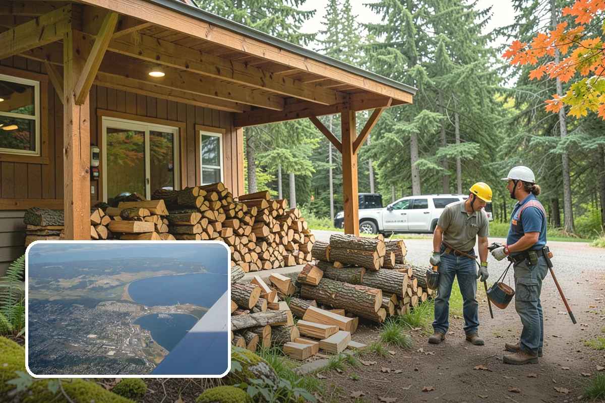 Holiday Firewood Delivery in Oak Harbor, Island County, WA - Keeps you stocked through a high-use season