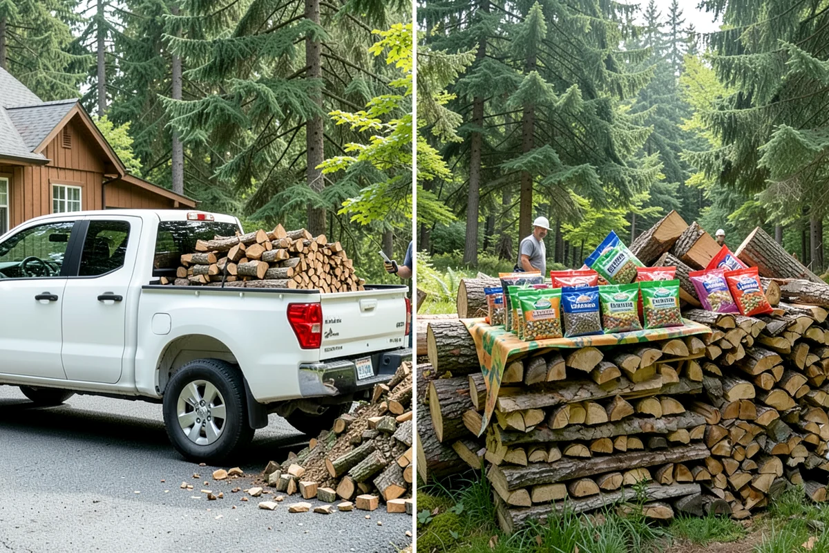 Holiday Firewood Delivery in Puyallup, Pierce County, WA - Confirm your holiday quantity and delivery date