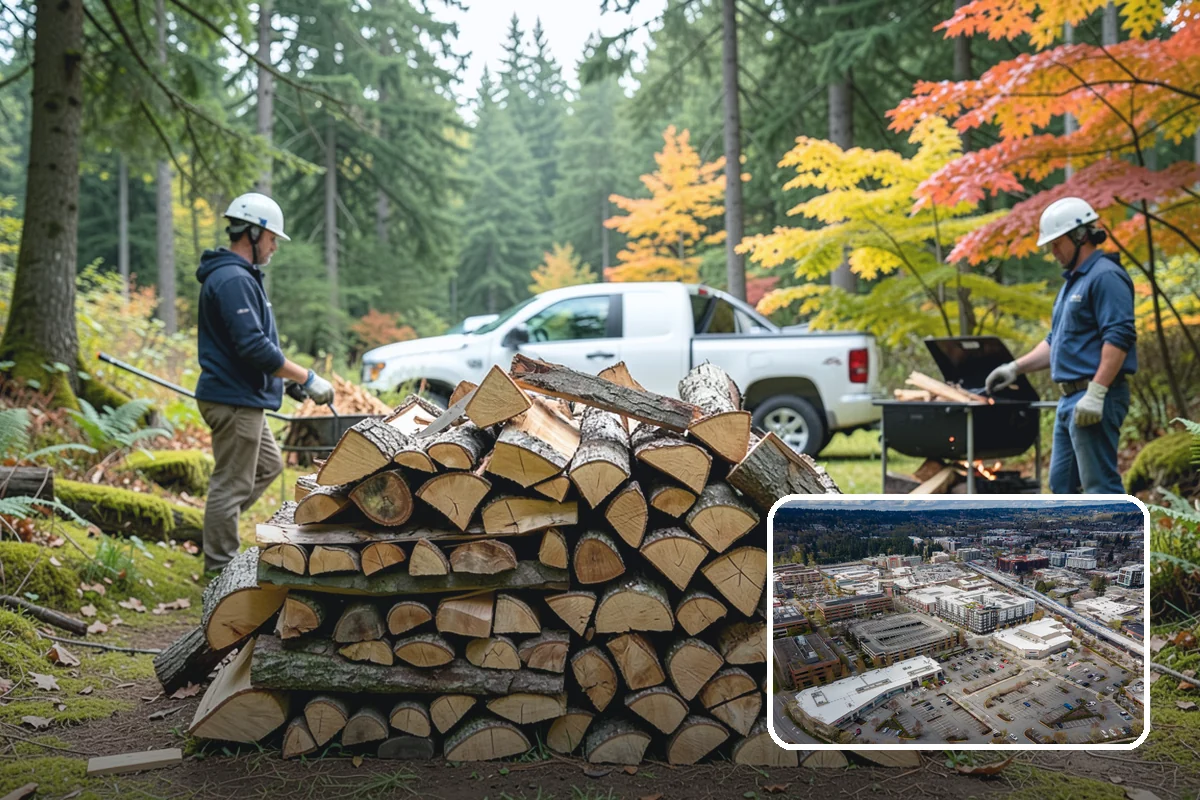 Holiday Firewood Delivery in Redmond, King County, WA - Keeps you stocked through a high-use season