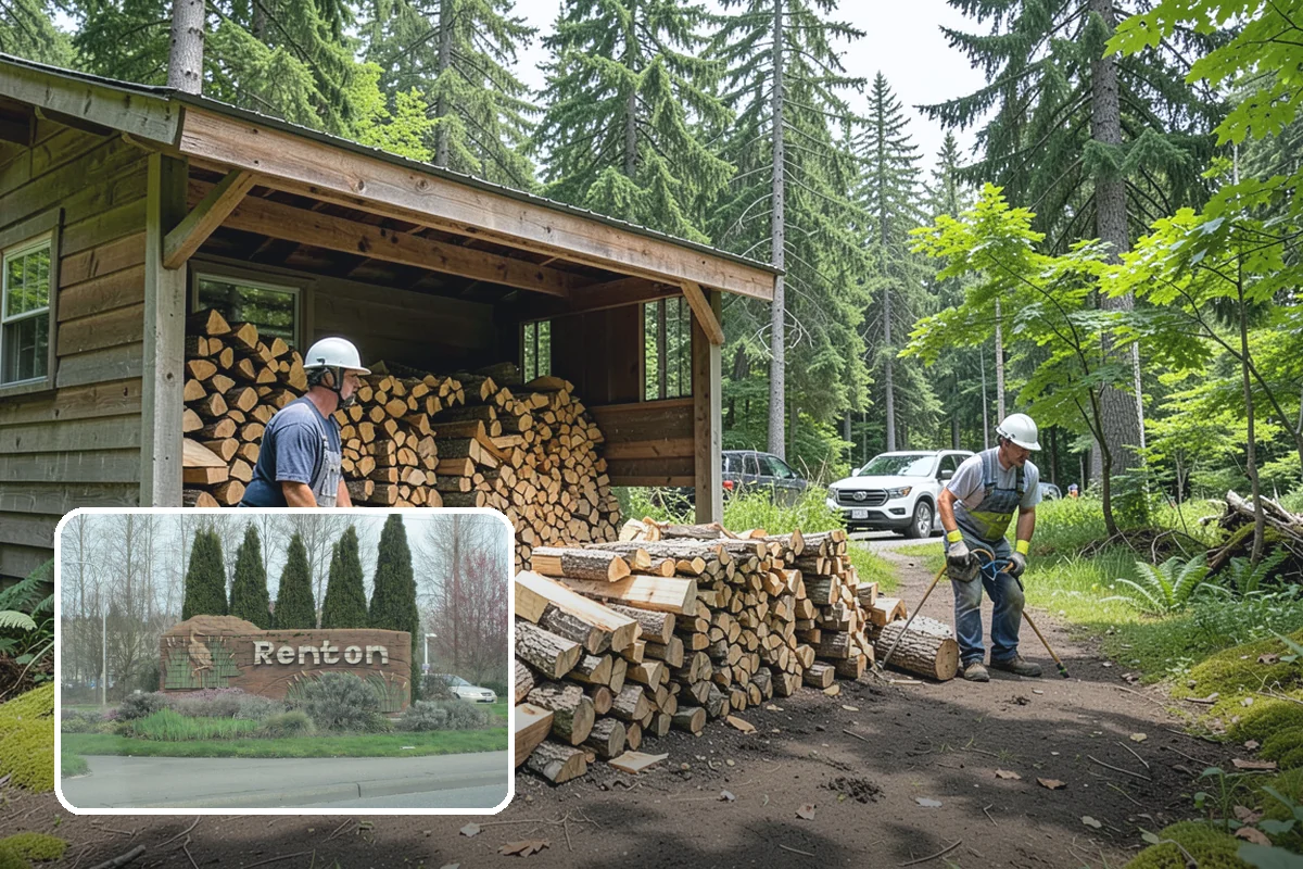 Holiday Firewood Delivery in Renton, King County, WA - Keeps you stocked through a high-use season