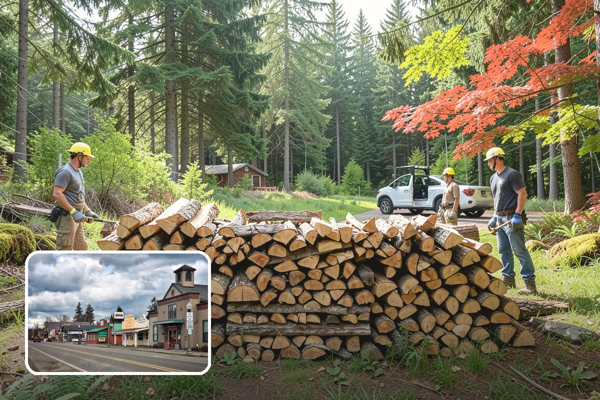 Holiday Firewood Delivery in Roy, Pierce County, WA - Keeps you stocked through a high-use season