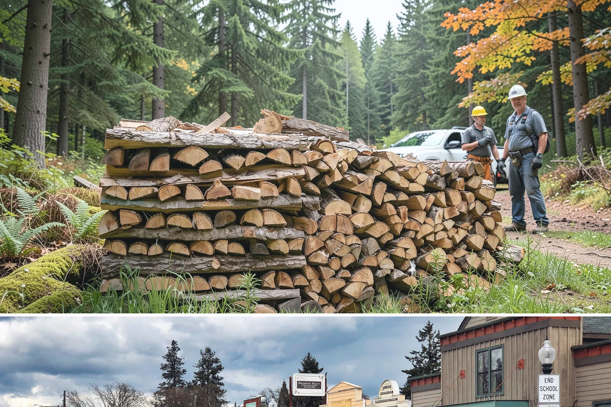 Holiday Firewood Delivery in Roy, Pierce County, WA - Late fall through the winter holidays is the window, so booking ahead of the busy calendar secures your date.