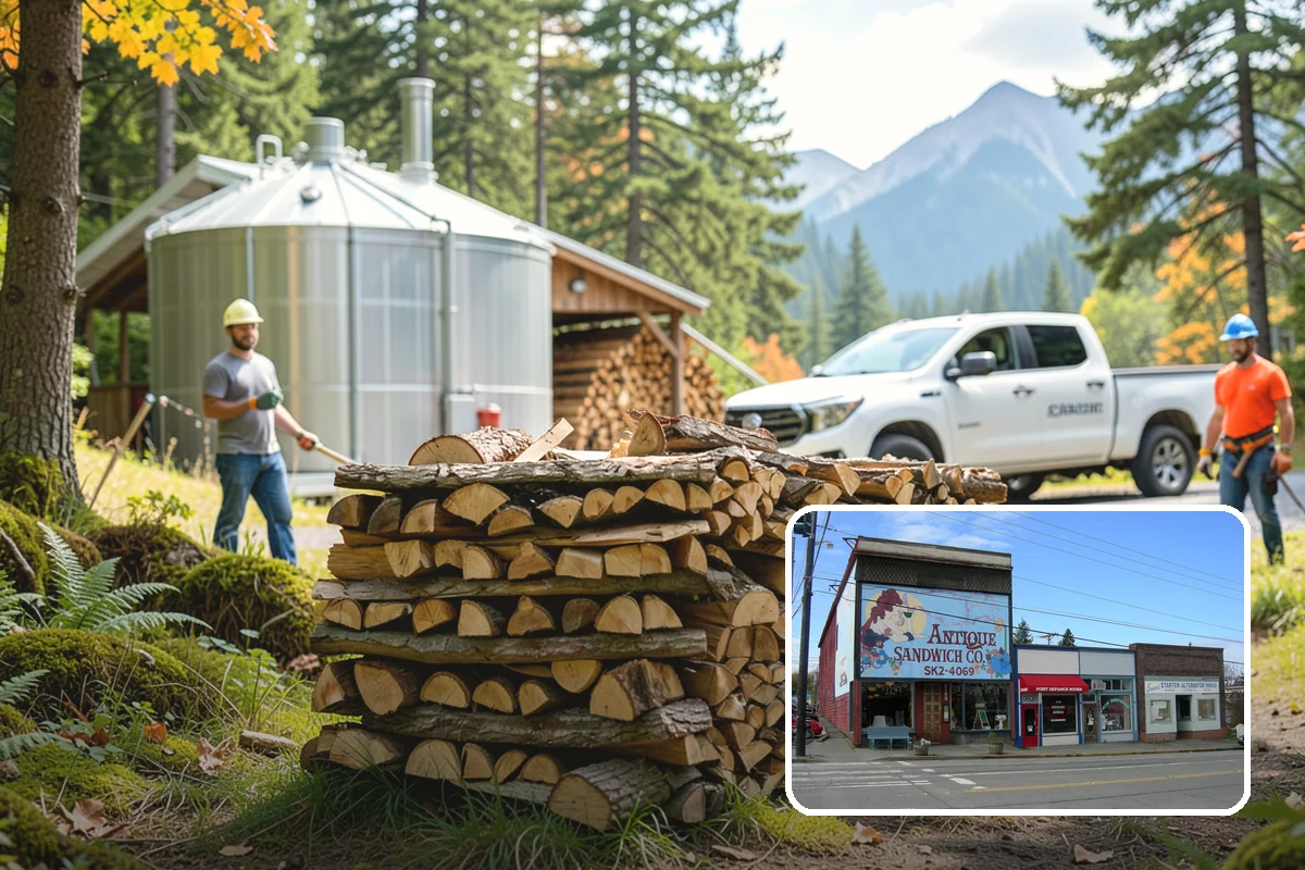 Holiday Firewood Delivery in Ruston, Pierce County, WA - Keeps you stocked through a high-use season