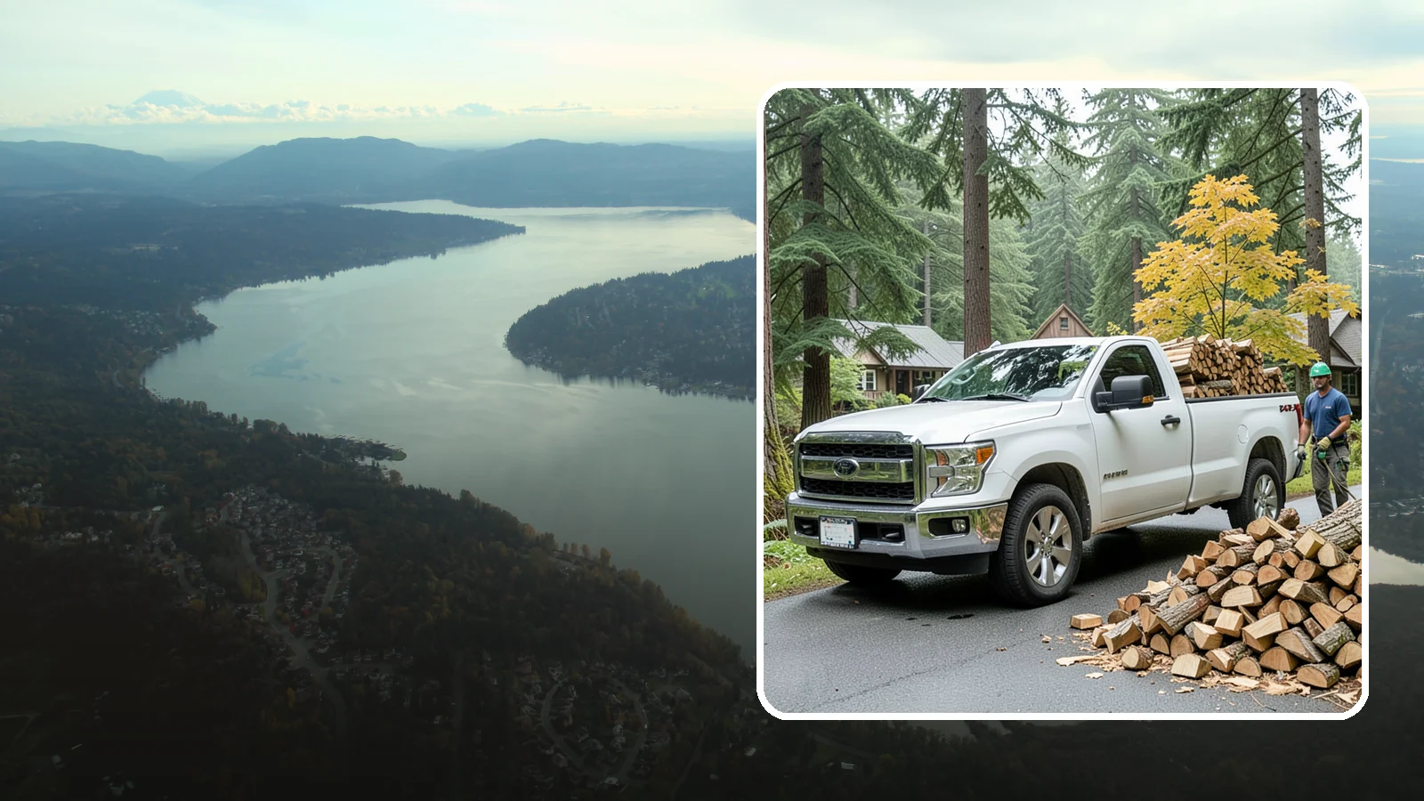Holiday Firewood Delivery in Sammamish, King County, WA - We deliver dry wood around the holidays so your gatherings stay warm and your fires burn bright.