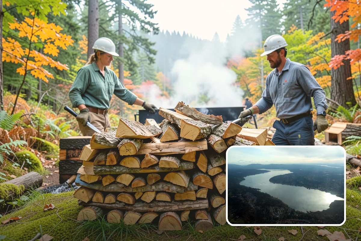 Holiday Firewood Delivery in Sammamish, King County, WA - Keeps you stocked through a high-use season