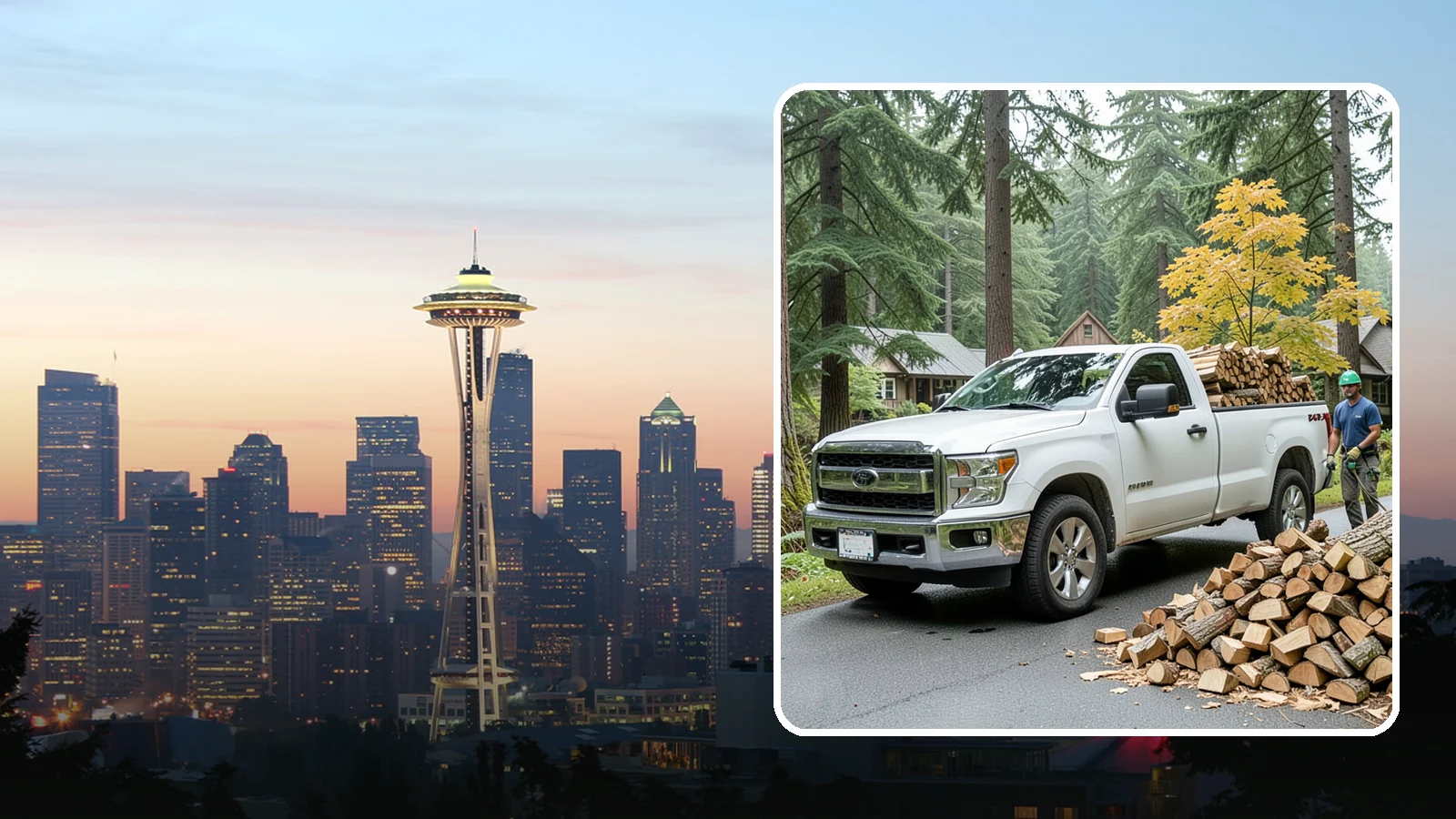 Holiday Firewood Delivery in Seattle, King County, WA - We deliver dry wood around the holidays so your gatherings stay warm and your fires burn bright.