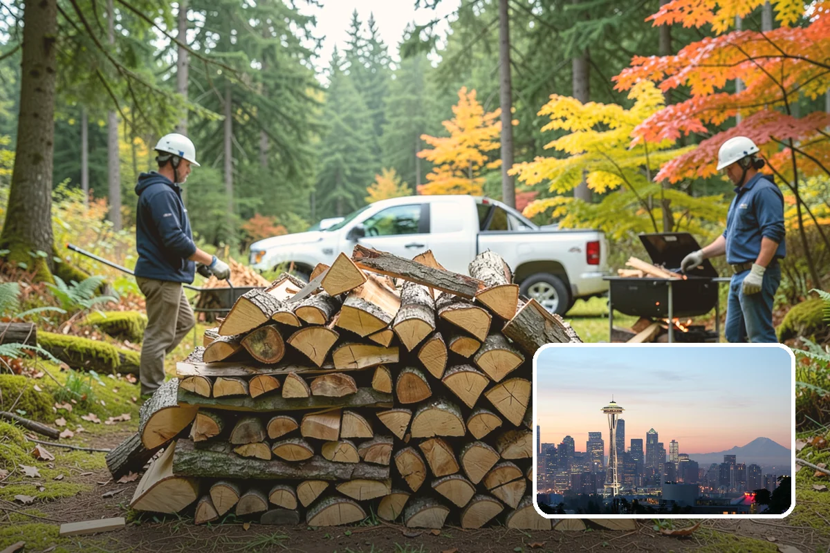 Holiday Firewood Delivery in Seattle, King County, WA - Keeps you stocked through a high-use season