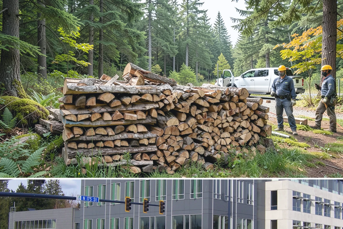 Holiday Firewood Delivery in Shoreline, King County, WA - Late fall through the winter holidays is the window, so booking ahead of the busy calendar secures your date.