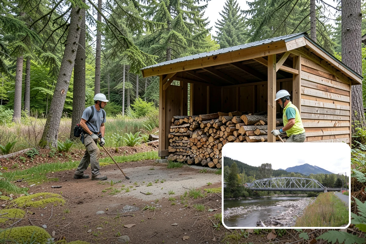 Holiday Firewood Delivery in Skykomish, King County, WA - Keeps you stocked through a high-use season