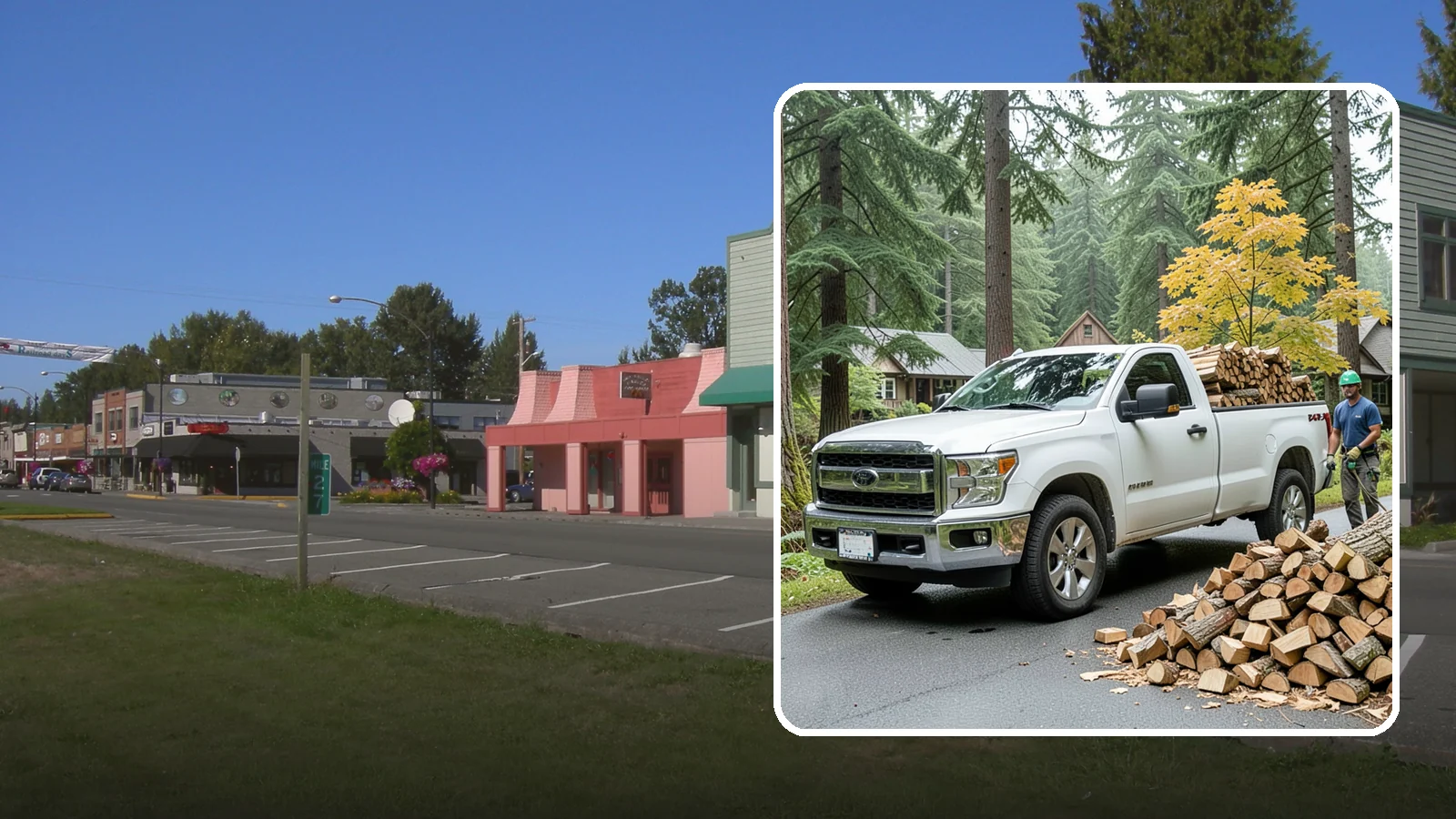 Holiday Firewood Delivery in Snoqualmie, King County, WA - We deliver dry wood around the holidays so your gatherings stay warm and your fires burn bright.