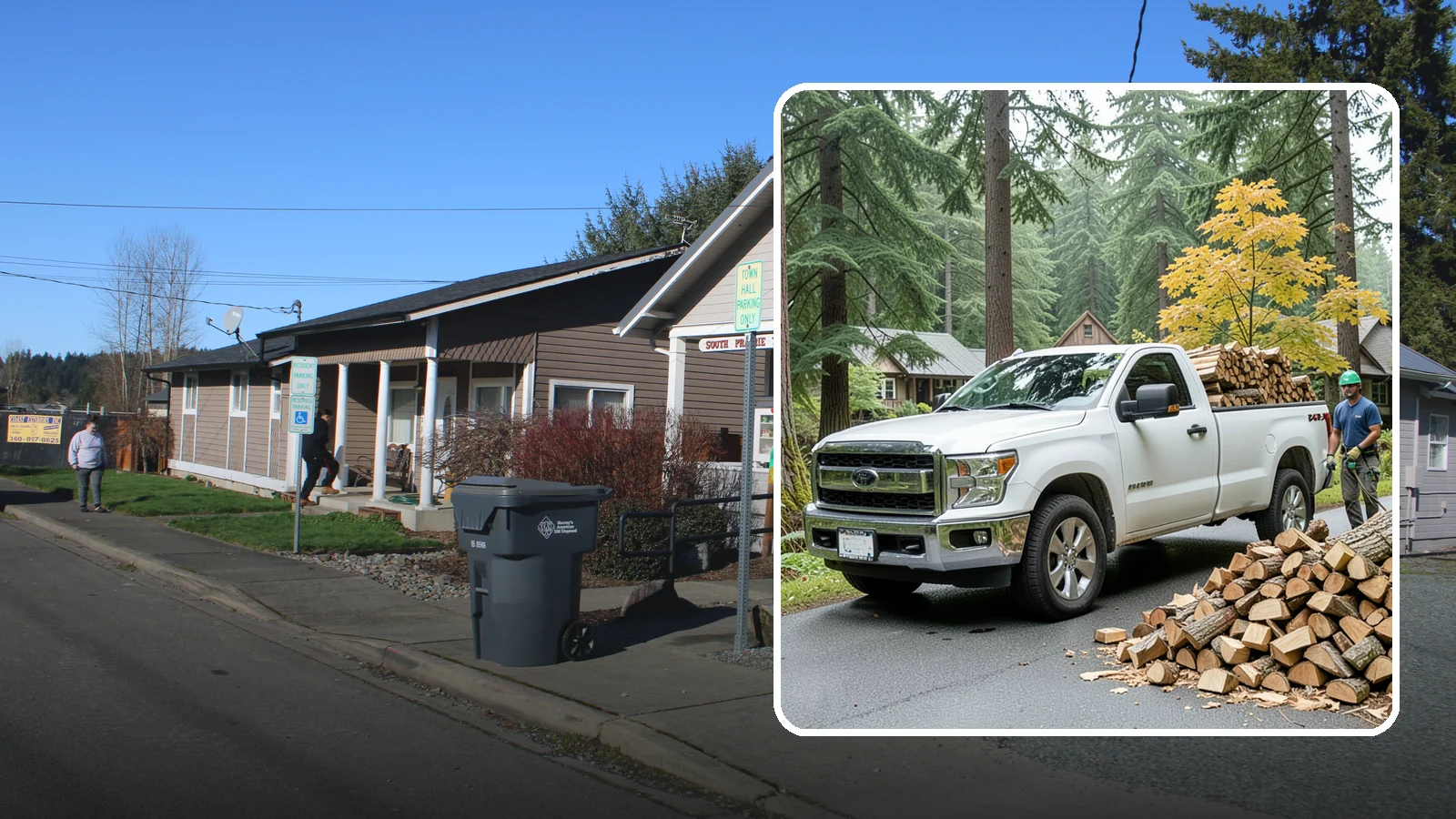 Holiday Firewood Delivery in South Prairie, Pierce County, WA - We deliver dry wood around the holidays so your gatherings stay warm and your fires burn bright.