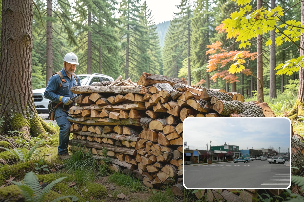 Holiday Firewood Delivery in Stanwood, Snohomish County, WA - Keeps you stocked through a high-use season