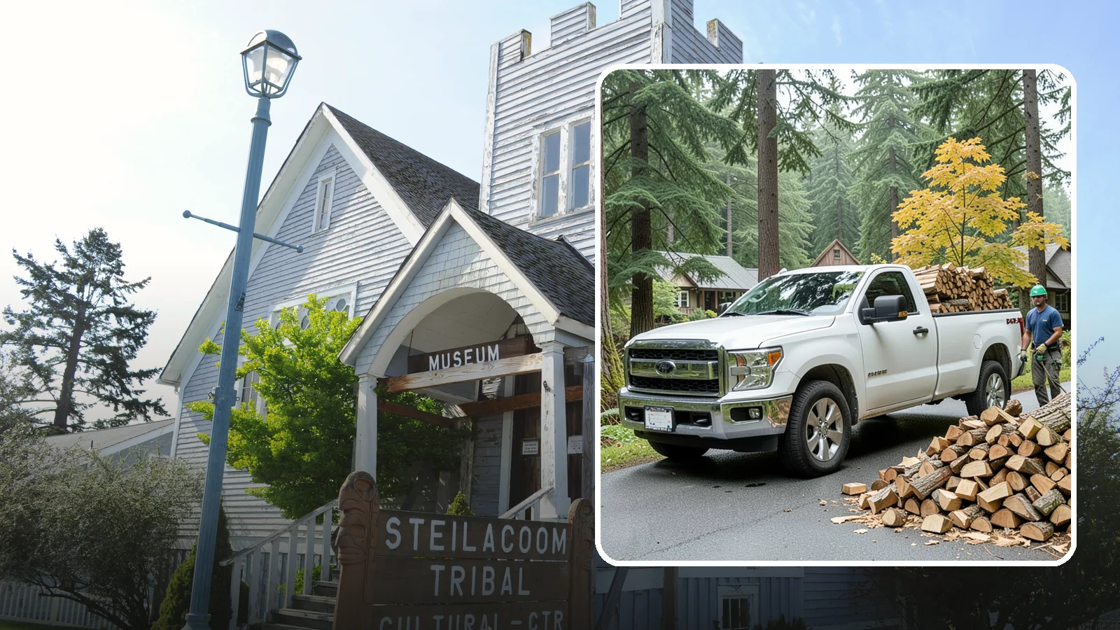 Holiday Firewood Delivery in Steilacoom, Pierce County, WA - We deliver dry wood around the holidays so your gatherings stay warm and your fires burn bright.