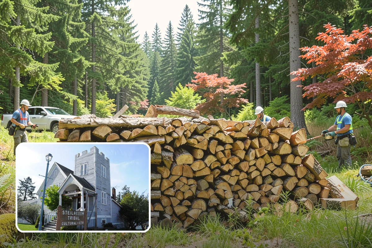 Holiday Firewood Delivery in Steilacoom, Pierce County, WA - Keeps you stocked through a high-use season