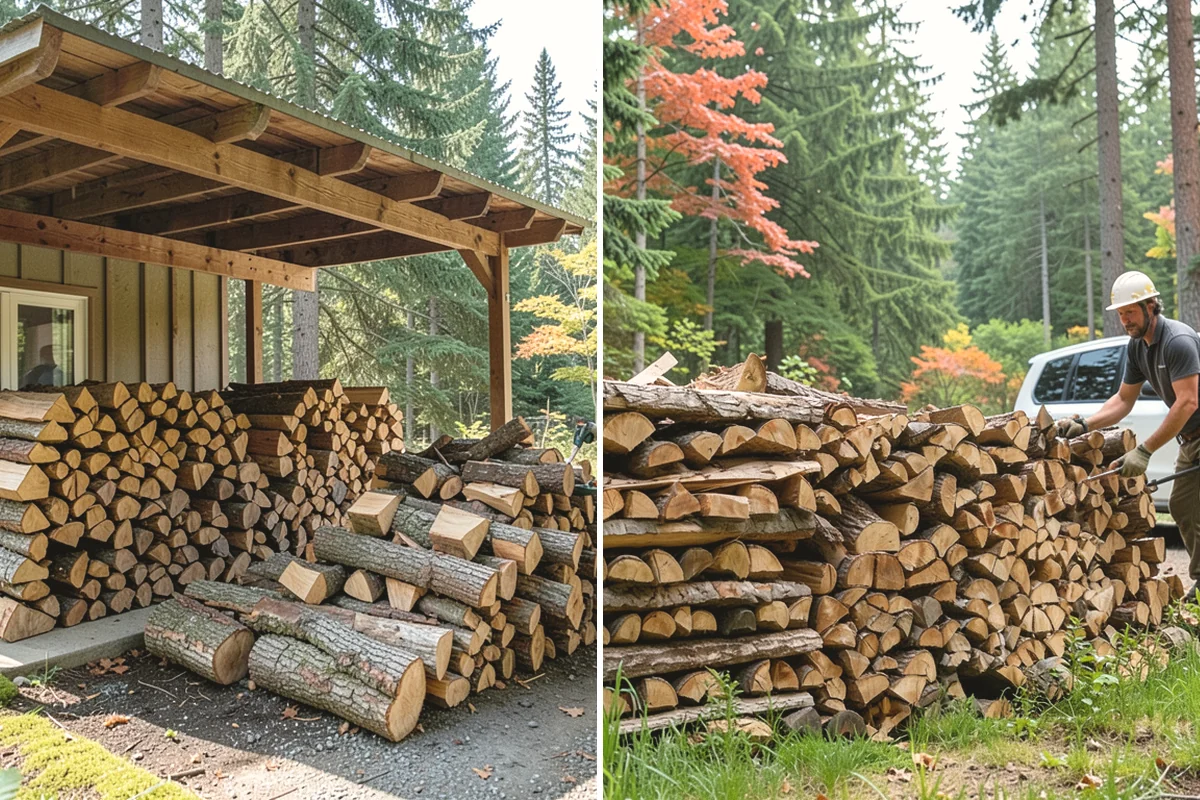 Holiday Firewood Delivery in Steilacoom, Pierce County, WA - Confirm your holiday quantity and delivery date