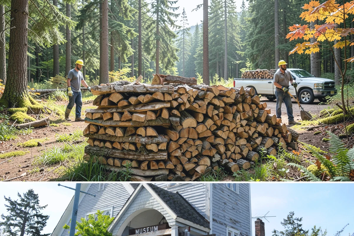 Holiday Firewood Delivery in Steilacoom, Pierce County, WA - Late fall through the winter holidays is the window, so booking ahead of the busy calendar secures your date.