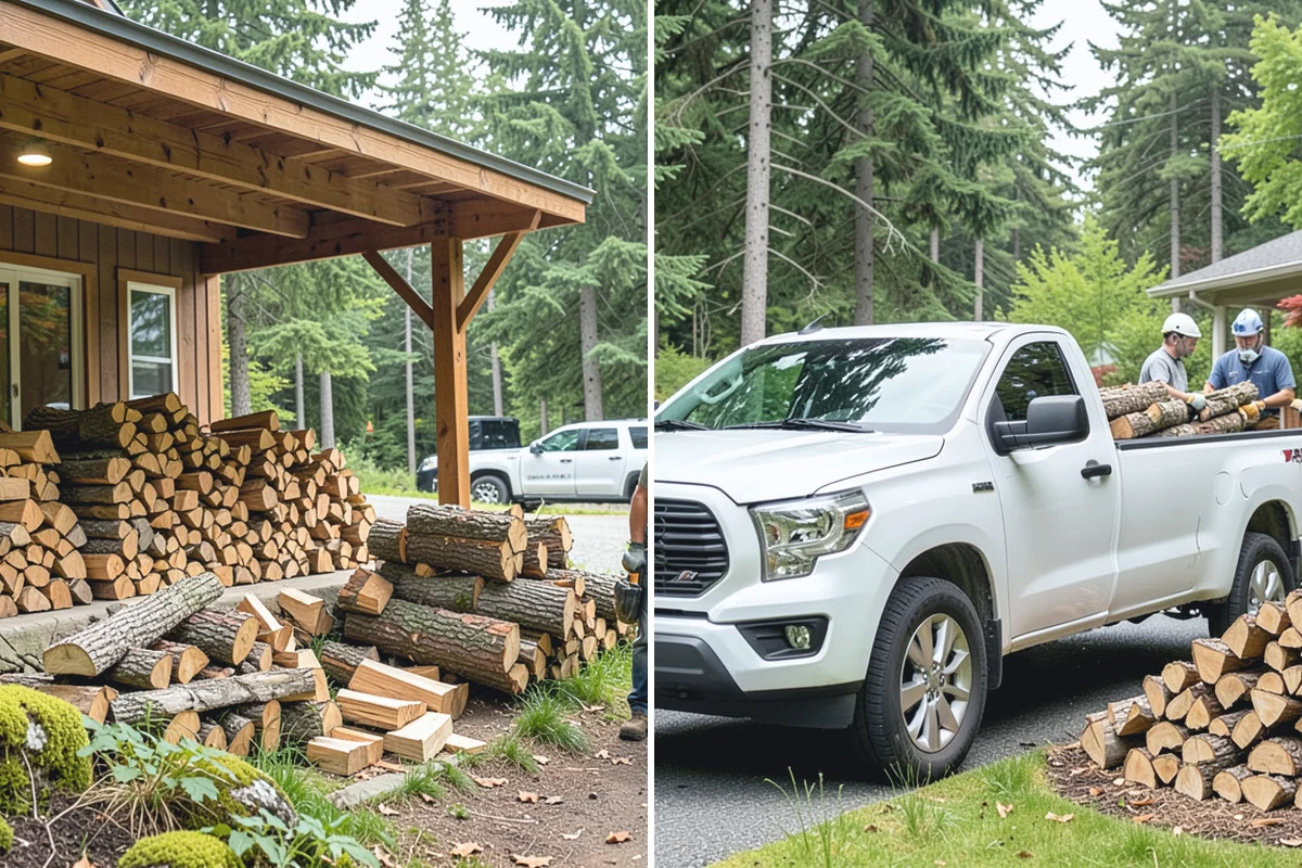 Holiday Firewood Delivery in Sumner, Pierce County, WA - Confirm your holiday quantity and delivery date